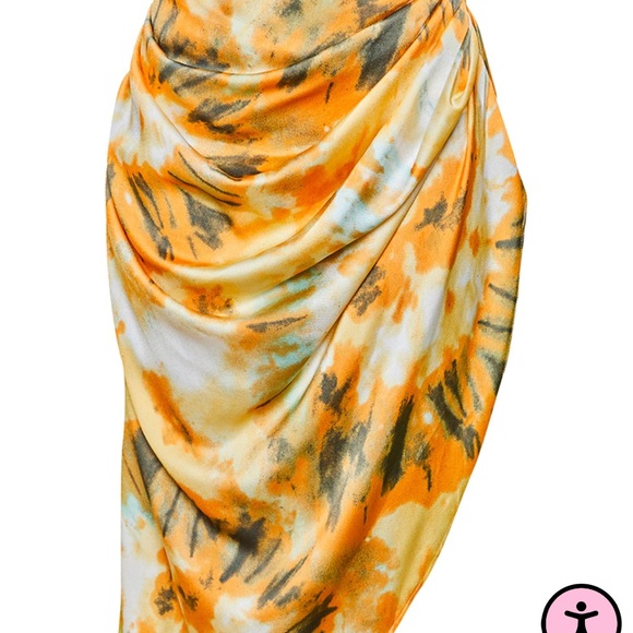 Orange corset and Skirt Set - Picture 4 of 4